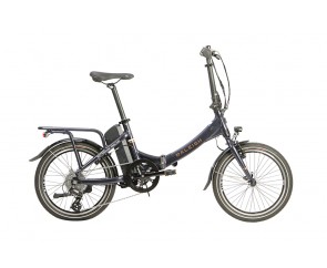 Raleigh STOW-E Way 20 inch folding bicycle electric bike TranzX E bike system Black or White ebike